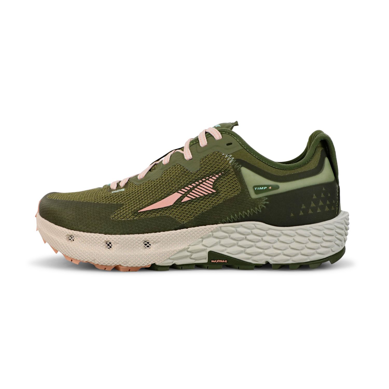 Altra Timp 4 Women's Trail Running Shoes Olive | South Africa-54983609